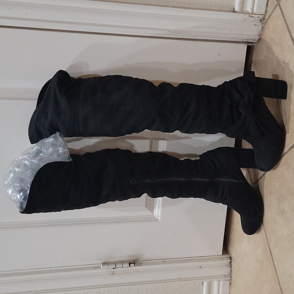 Not Rated Black Heeled Boots